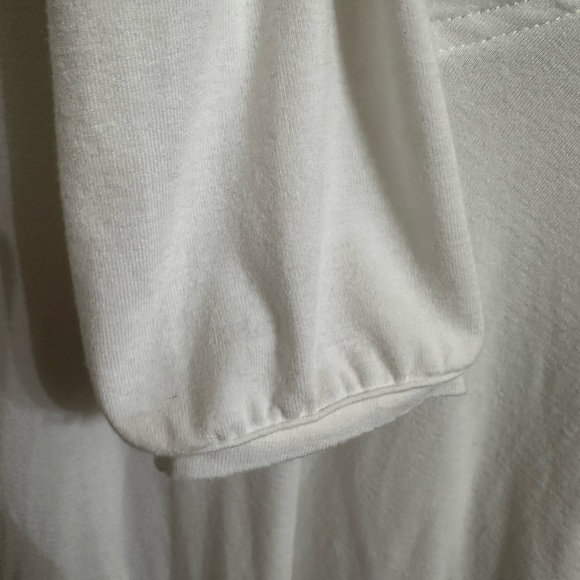 POL Women's Cream V-Neck Long Sleeve Top - Picture 4 of 5